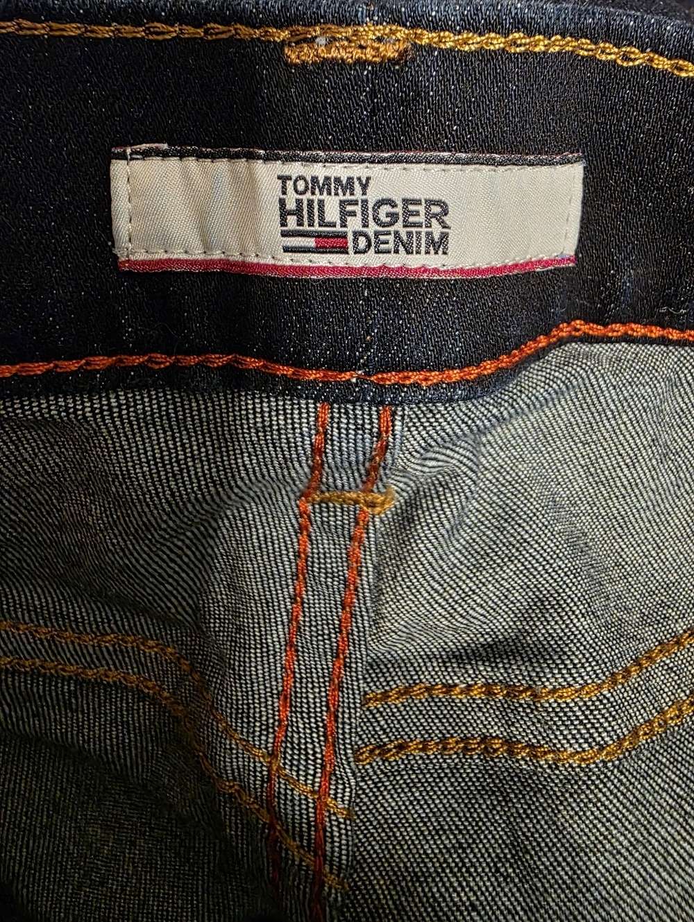 Tommy Hilfiger Women's Slim Straight Dark Blue Jeans - Picture 4 of 5
